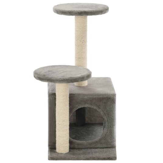 Vidaxl Kloretre Med Klorestolper I Sisal 60 cm GrÄ Vidaxl Kloretre Med Klorestolper I Sisal 60 cm GrÄ