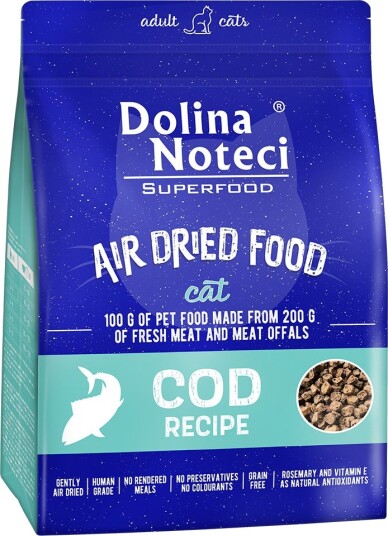Dolina Noteci Superfood Feline Med Torsk 2 X 1 kg