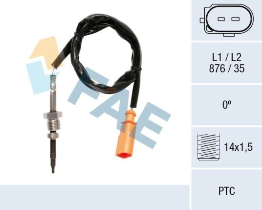 Sensor, eksostemperatur FAE 68057