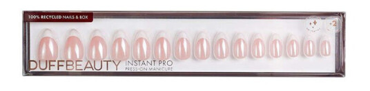 Reusable Press On Nails French Glazed 30 stk Reusable Press On Nails French Glazed 30 stk