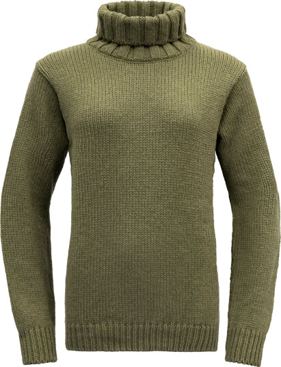 Devold Unisex Nansen Wool High Neck Olive S, OLIVE Devold Unisex Nansen Wool High Neck Olive S, OLIVE
