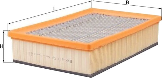 Luftfilter KNECHT LX 778 Luftfilter KNECHT LX 778