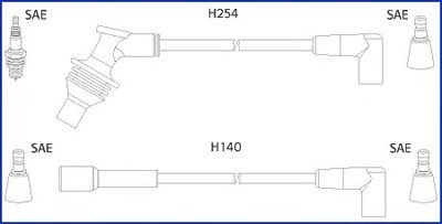 Tennplugg kabelsett HITACHI 134460