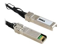 Dell - Direktekoblingskabel - SFP+ (hann) til SFP+ (hann) - 3 m - toakset - for Force10  PowerConnect 8132, 8132F, 8164, 8164F  PowerEdge M1000E, R220