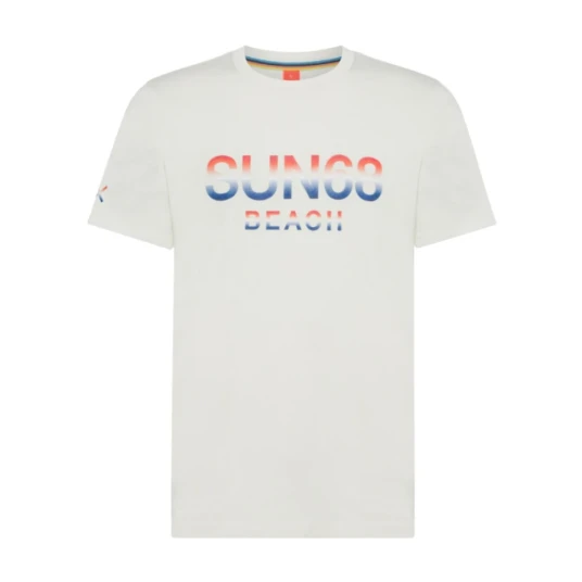 Sun68 Herre Topper Hvit 2XL Sun68 Herre Topper Hvit 2XL