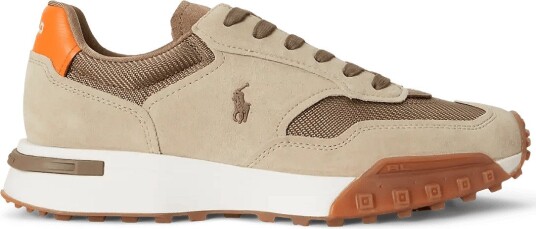 Polo Ralph Lauren Eldridge Suede-Paneled Sneaker - SEPIA TINT/COSTL - 40