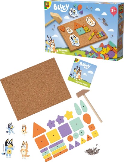 Ses Creative Bluey Hammer Tic Multi/Patterned One Size