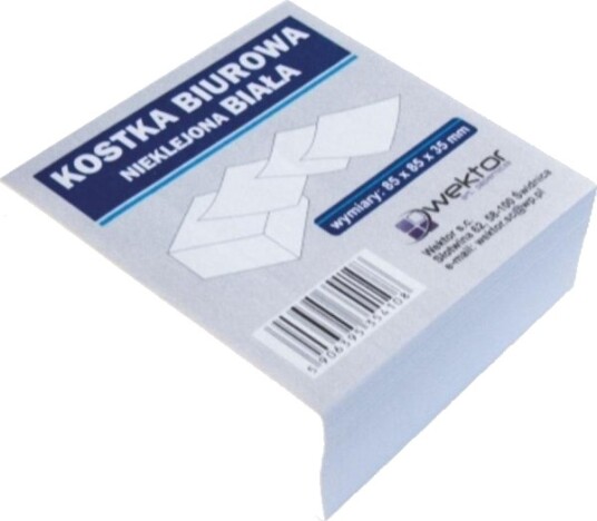 Vector Hvit Kube 85X85mm 3,5Cm Vector Hvit Kube 85X85mm 3,5Cm