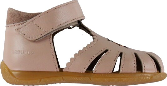 ANGULUS Sandals Flat Closed Toe Pink 21 ANGULUS Sandals Flat Closed Toe Pink 21