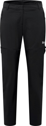Jack Wolfskin Women"s Hikeout Zip Off Pants Black 38 Regular