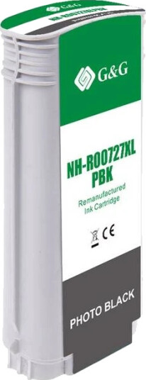 TB Blekkpatron 727 Foto Sort (130ml), erstatter HP B3P23A