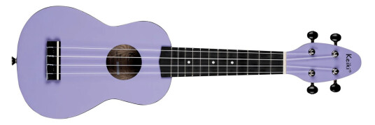 Ortega Guitars Ortega K2-Laf Keiki Soprano Ukulele Sett, Lavender Field