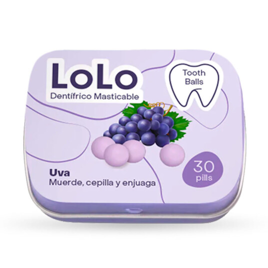Tannkrem/munnskylletabletter Lolo Bio Tooth Balls DRUER