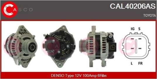 Dynamo CASCO CAL40206AS