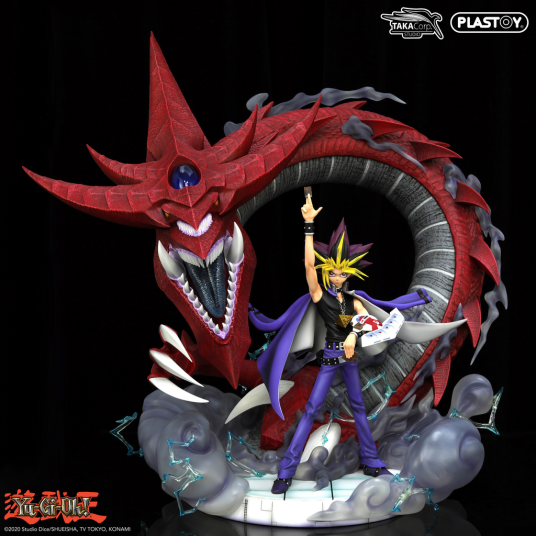 Plastoy Yami Yugi & Slifer Yu-Gi-Oh! Figur Statue Plastoy Yami Yugi & Slifer Yu-Gi-Oh! Figur Statue