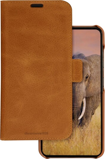 Dbramante1928 Lynge Flip-deksel i full-grain skinn for Samsung Galaxy A55 5G - Brun