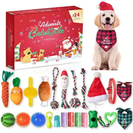 Hunde Adventskalender 2025 – Tauleker og tyggeleker