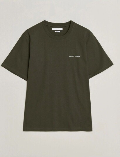 Samsøe Samsøe Thomas Cotton T Shirt Forest Night