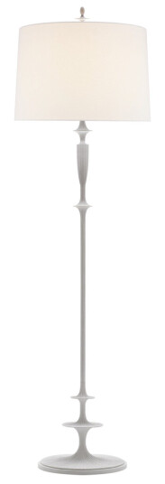 Lotus golvlampa vit/linne Lotus golvlampa vit/linne