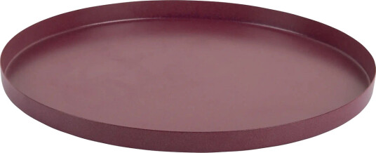 present time Tray Servir Round Extra Small - Burgundy - Ø 25 CM