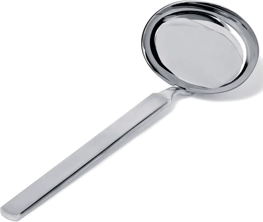 Alessi Sauce Spoon I 18/10 Stainless Steel Mirror Polished Med Matte Handtag Silver ONE SIZE Alessi Sauce Spoon I 18/10 Stainless Steel Mirror Polished Med Matte Handtag Silver ONE SIZE