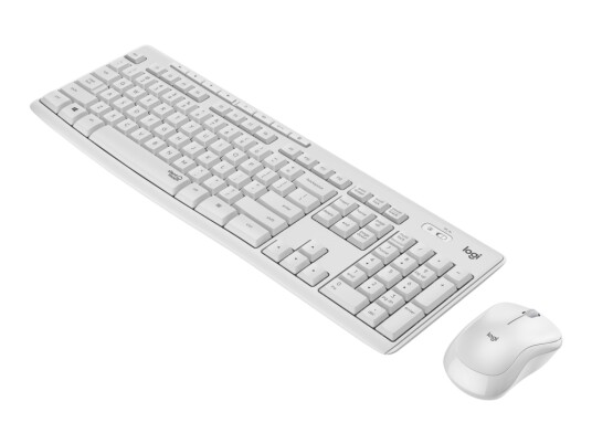 Logitech Mk295 Silent Trådløs 2.4 Ghz Italiensk Gulaktig Hvit 920 009821