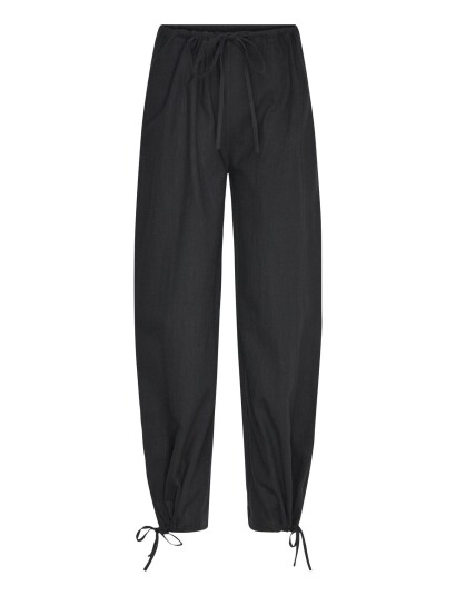 Brixtol Textiles Kirsten Trousers Linen Black   Black   L