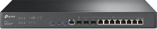 TP-Link Omada ER8411 10G VPN Router Rackmonterbar Sort