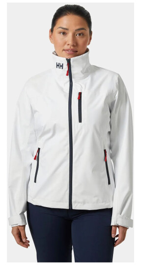 Helly Hansen Women’s Crew Sailing Jacket 2.0 Hvit Svart L