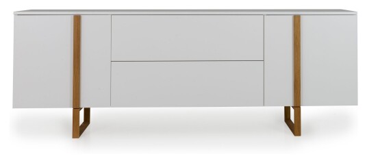 TENZO - Birka skjenk, Eik, hvit, B:216 Unoliving