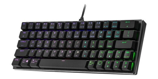 Cooler Master SK620 - Tastatur - Amerikansk Engelsk - Svart Cooler Master SK620 - Tastatur - Amerikansk Engelsk - Svart