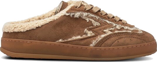 Moaconcept Tøfler Club Mule Sand Shearling Brun