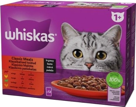 Whiskas Kjøtt Multipack 12X85 G Whiskas Kjøtt Multipack 12X85 G