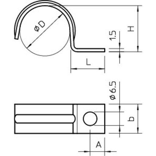 100 stk Kabelklemme 1015 G 28 mm 1 lap galvanisert 100 100 stk Kabelklemme 1015 G 28 mm 1 lap galvanisert 100