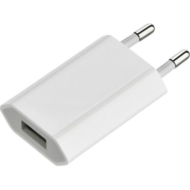 Power Adapter USB-A 5W Hvit Power Adapter USB-A 5W Hvit