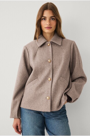 Ellos Collection Oversize jakke Beige