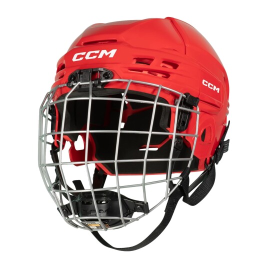 CCM Htc 70 Combo Jr 23/24, hockeyhjelm junior OSFA (52,5-57cm) RED CCM Htc 70 Combo Jr 23/24, hockeyhjelm junior OSFA (52,5-57cm) RED