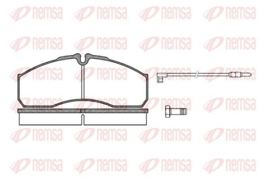 Bremseklosser REMSA 0651.12