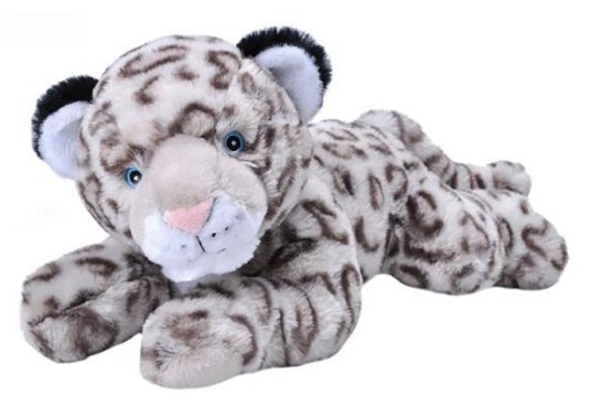 Wild Republic Ecokins Kosedyr   30 cm   Sn??leopard