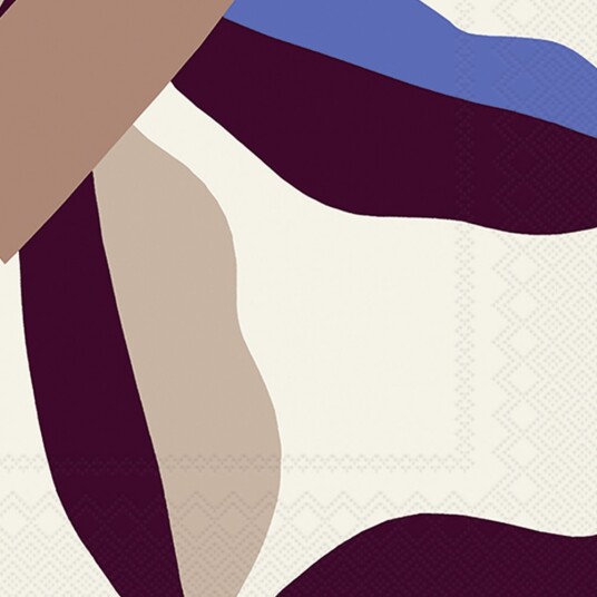 Marimekko - Serviett berry 33x33 cm creme