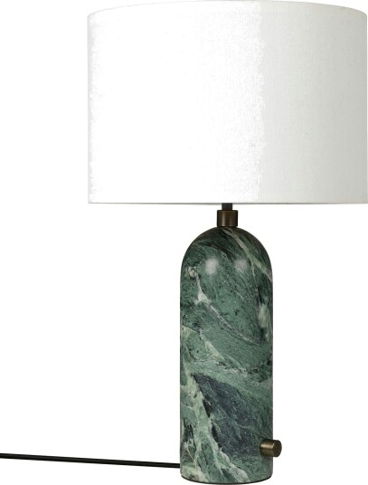 Gravity Table Lamp Small Emerald / White