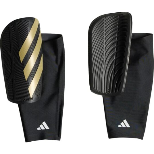 adidas Tiro Shin Guard Competition, legskinn, unisex Black/gold Met./whit