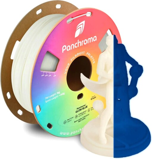 Polymaker Panchroma Glow Pla Glow Blue Polymaker Panchroma Glow Pla Glow Blue