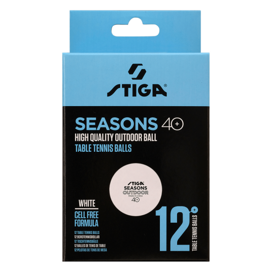 Stiga Seasons Outdoor Vit 12-pack, bordtennisball White