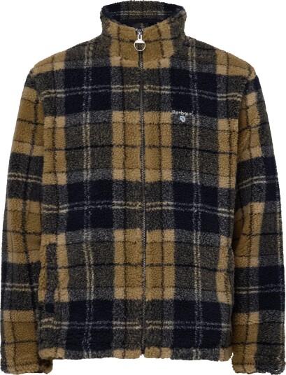 Barbour Barbour Tartan Fleece Zip Through Sweatshirt BIRCHWOOD DRESS TARTAN S