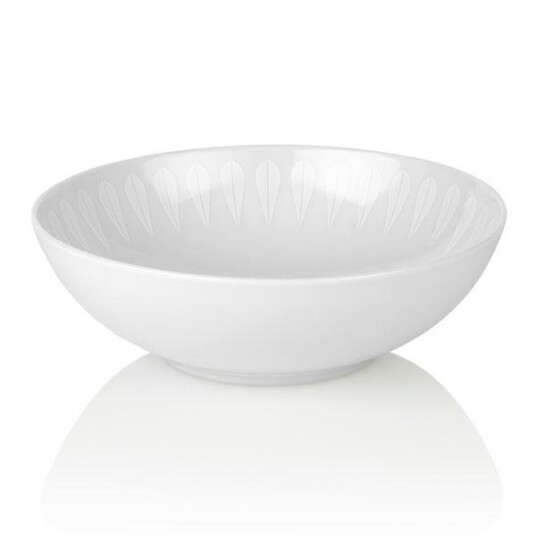 Lucie Kaas  Arne Clausen dyp tallerken 18 cm hvit