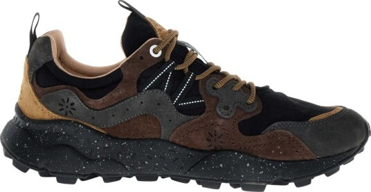 Flower Mountain Yamano 3 Suede/Nylon Sneaker Black/Brown Flower Mountain Yamano 3 Suede/Nylon Sneaker Black/Brown