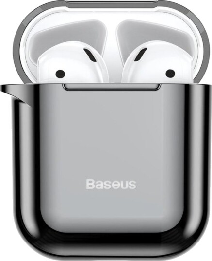 Baseus Shining Hook-Etui For Apple Airpods Svart Baseus Shining Hook-Etui For Apple Airpods Svart