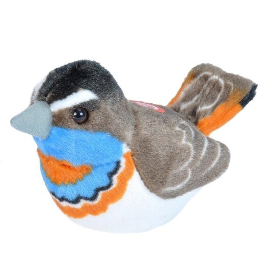 Wild Republic Kosedyr Bird With Sound 18 cm Blåstrupe
