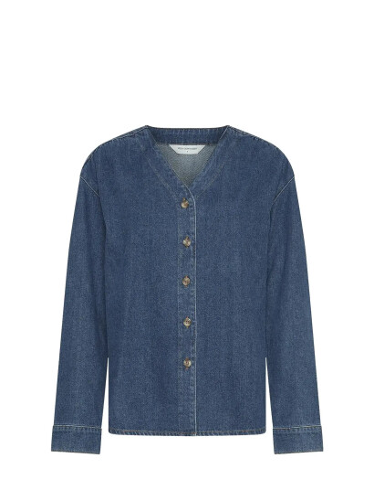 MSCH Copenhagen Mschjolene Elena Shirt - Navy - XS MSCH Copenhagen Mschjolene Elena Shirt - Navy - XS